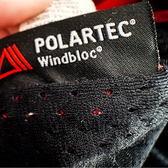 L.L.Bean Polartec® Windbloc Fleece Jacket Hoodie – Red – XXL – Unisex - Picture 8 of 13